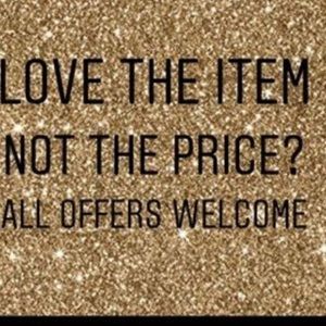 Make me an offer! I’m new to Posh!